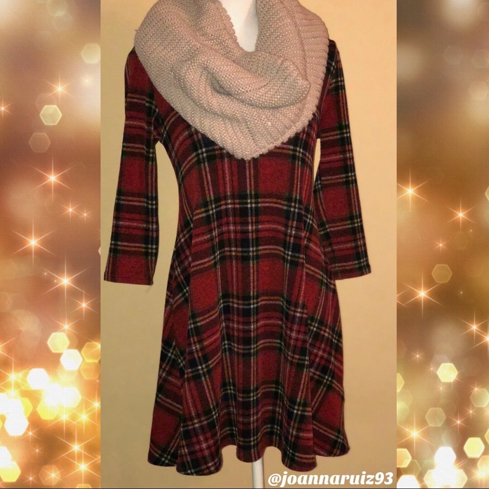 🌹🌲Plaid Holiday Dress🌲 🌹